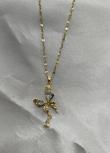 Stainless Stell 316L İtalyan Çelik Zirkon Taş Kolye - Görsel 9