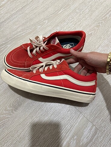 Kırmızı vans ultracush skateboard ayakkabı