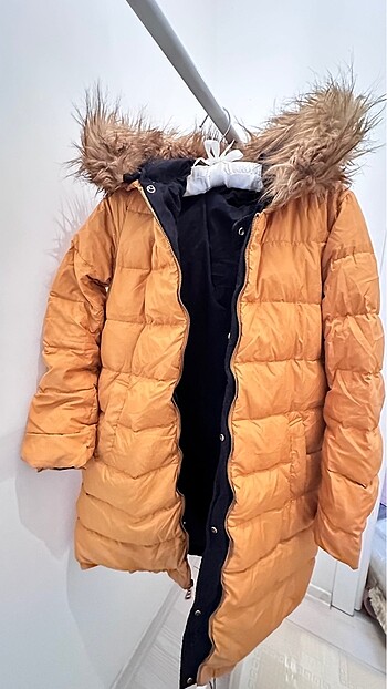Zara Zara Kaz Tüyü Mont Çift Taraflı