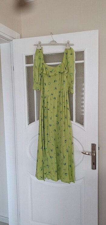 Yesil yazlık elbise