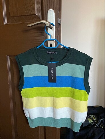 trendyol milla triko crop top