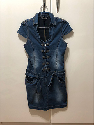 Mini kot elbise