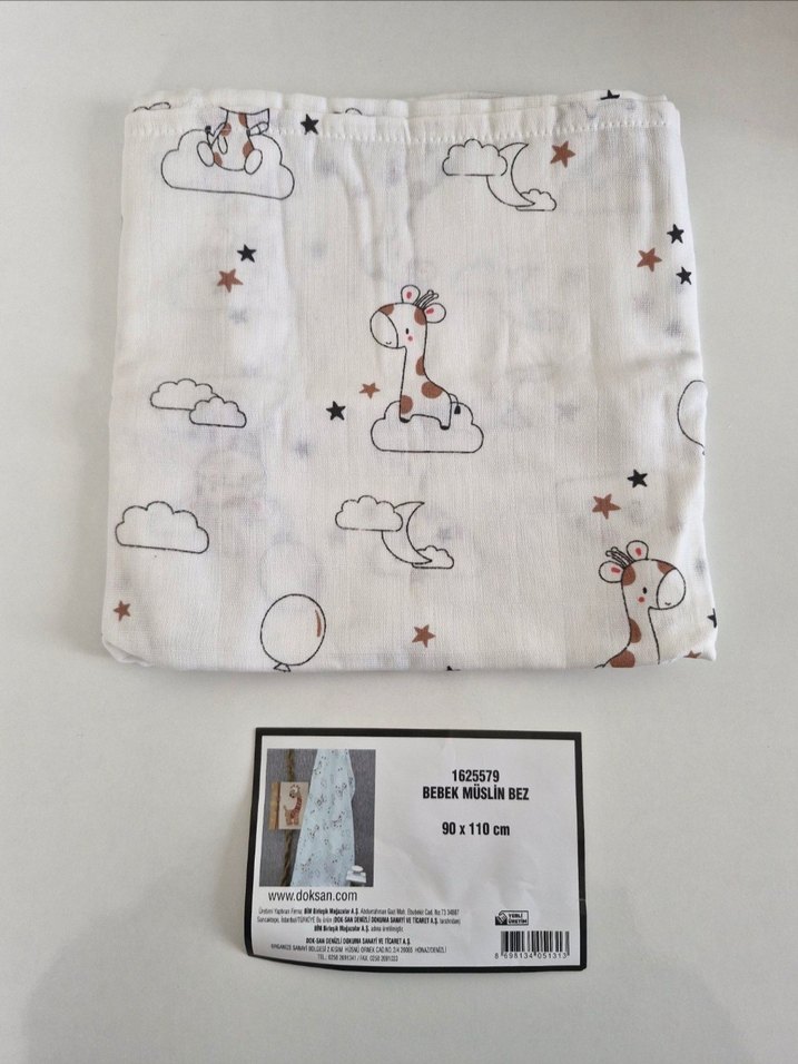 bebek müslin bez - Görsel 2