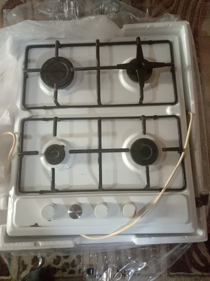 Gri Beyaz 4 Gözlü Ocak - Görsel 2