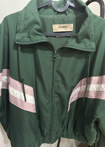 Yeşil Fermuarlı Kadın Yağmurluk - Görsel 2