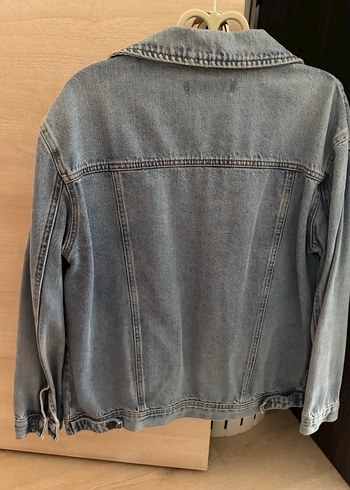 Oversize Kadın Denim Ceket - Görsel 2
