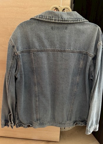 Oversize Kadın Denim Ceket - Görsel 6