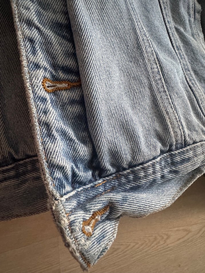 Oversize Kadın Denim Ceket - Görsel 5