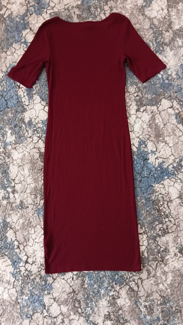 H&M Bordo  Elbise — görsel 2/5