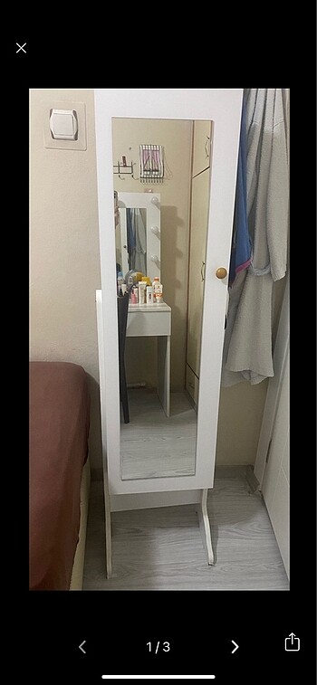 Beyaz Takı Dolabı