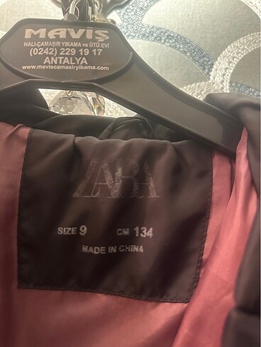 9 Yaş Beden siyah Renk Erkek çocuk Zara mont
