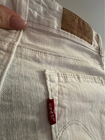 xs Beden Levis beyaz kot pantolon