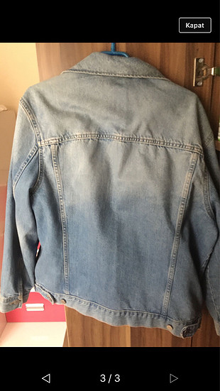 xl Beden H&M kot ceket sayılı giyildi