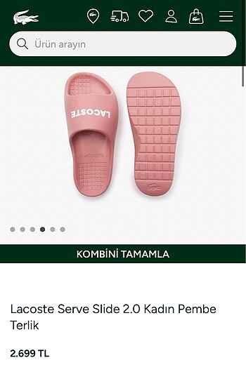 Lacoste terlik
