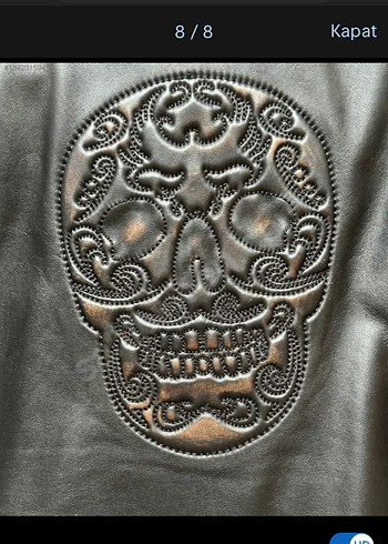 Kuru kafa işlemeli 
Kadın Deri Ceket - Derimod - Görsel 6