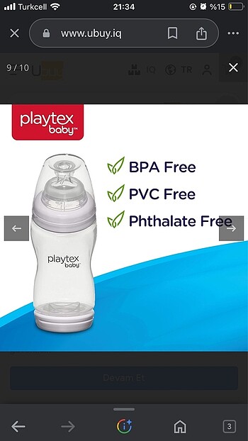 Playtex Baby vent Aire