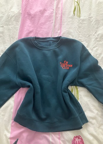 On vacation club petrol yeşili sweatshirt - Görsel 3