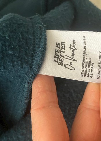 On vacation club petrol yeşili sweatshirt - Görsel 6