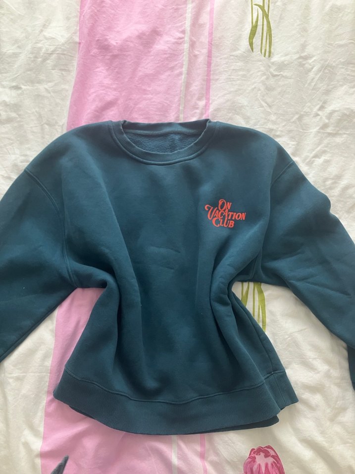 On vacation club petrol yeşili sweatshirt - Görsel 3