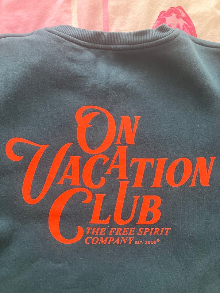 On vacation club petrol yeşili sweatshirt - Görsel 4