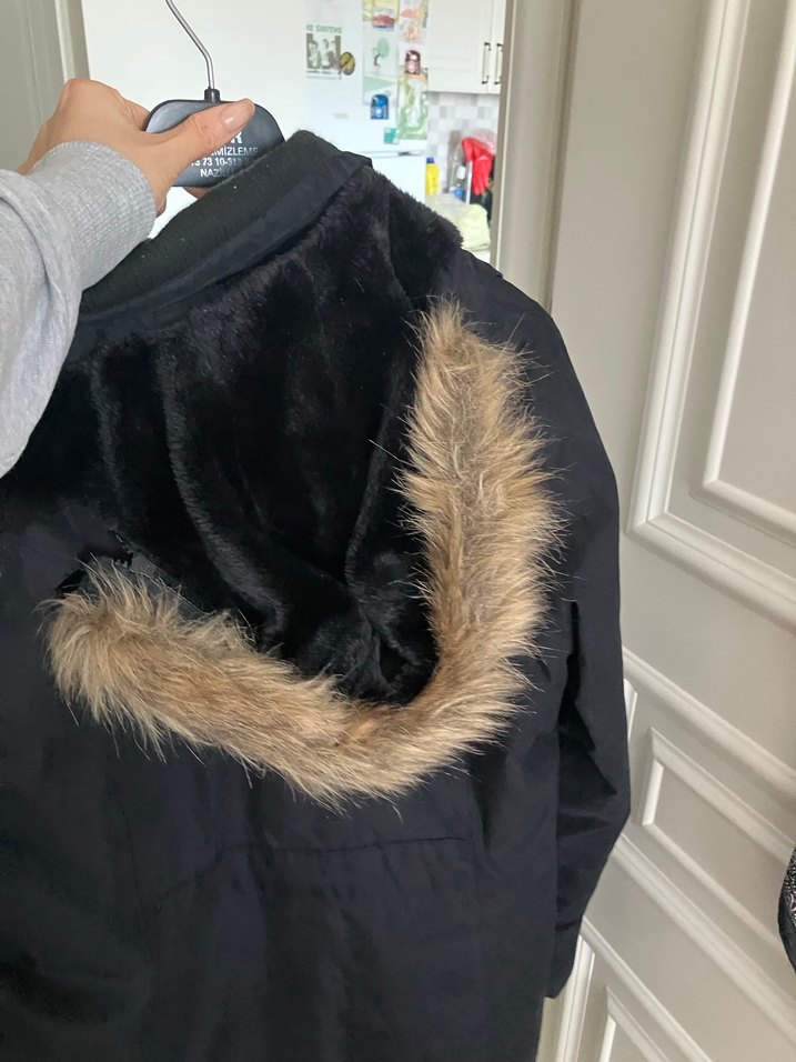 Siyah Fermuarlı Kadın Ceket - Görsel 5