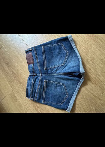 Mavi Mini Denim Şort - Görsel 2