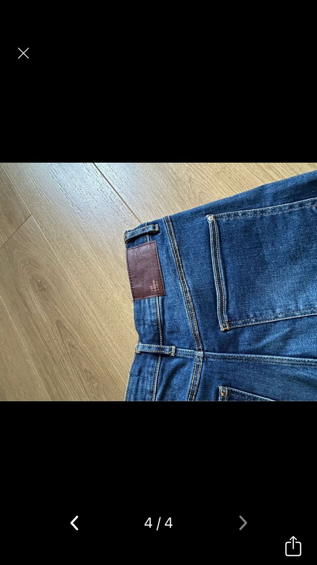 Mavi Mini Denim Şort - Görsel 4