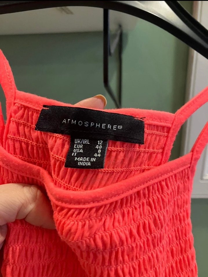 Kırmızı Örme Mini Atlet - Görsel 2