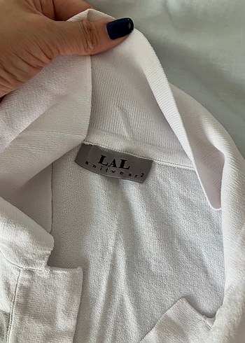 42 Beden Beyaz büyük beden dokuma polo yaka tshirt