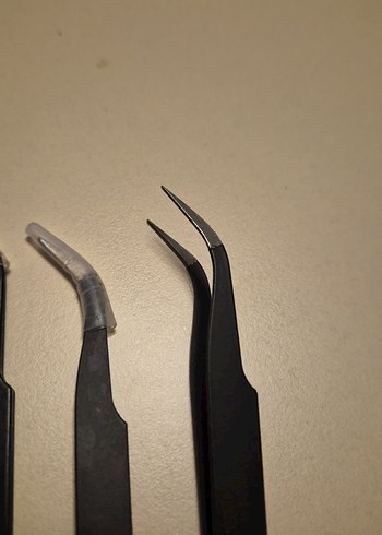 Pembe ve Siyah Kirpik Cımbız Seti - Görsel 4