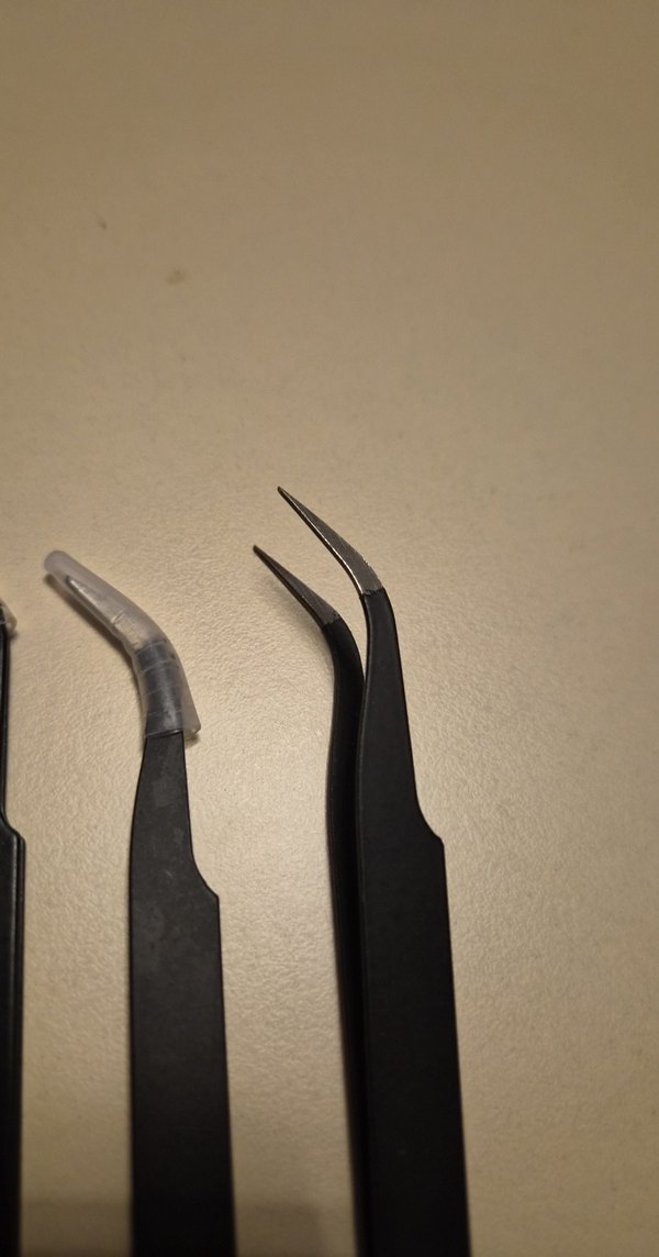 Pembe ve Siyah Kirpik Cımbız Seti - Görsel 4