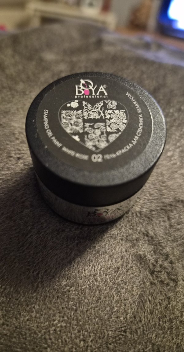 Boya Profesyonel beyaz stamp boyası - Görsel 3