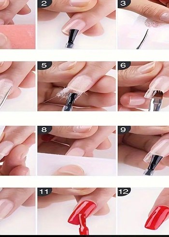 Beyaz Pastel Tırnak Dekorasyonu Teli - Görsel 2