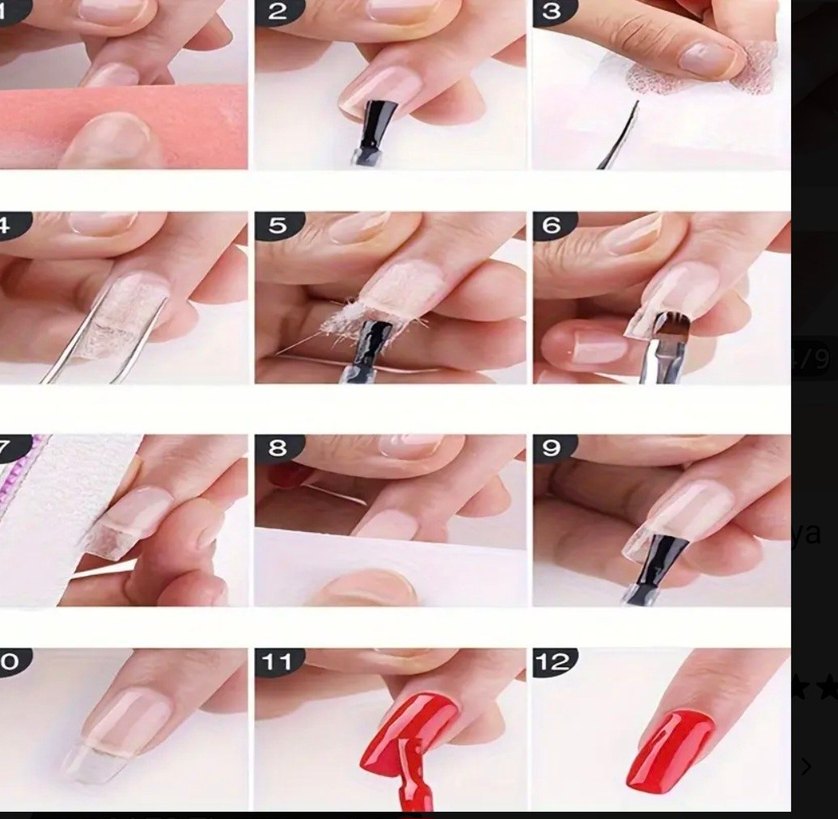 Beyaz Pastel Tırnak Dekorasyonu Teli - Görsel 2