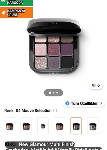KIKO Milano Çoklu Göz Farı Paleti - Mor Tonlar - Görsel 3