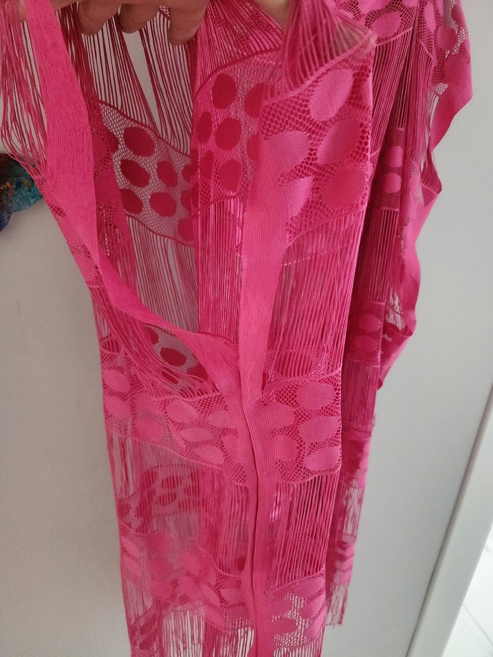 Pembe Bohem Tarzı Kadın Pareo - Görsel 3