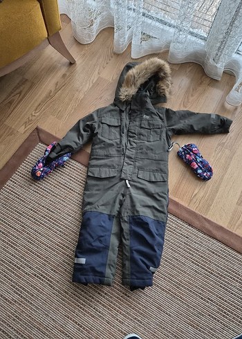 Kürk Detaylı Erkek Bebek Kışlık Tulumu - Görsel 6