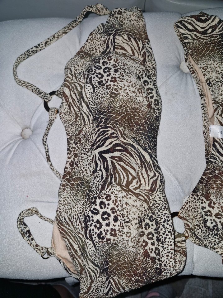 Yilan desenli mayokini - Görsel 4