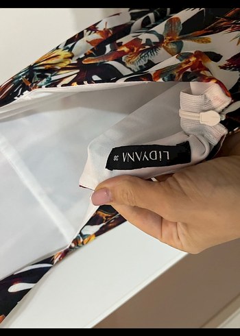 V Yaka Bohem Uzun Kolsuz Elbise - Görsel 5