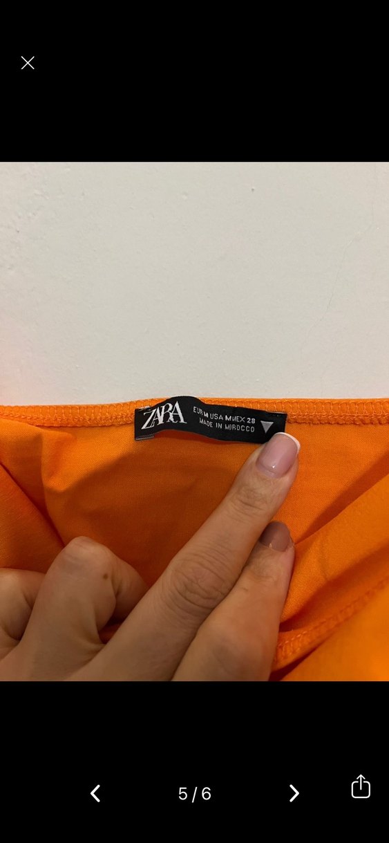 Turuncu Straplez Uzun Elbise - Görsel 4