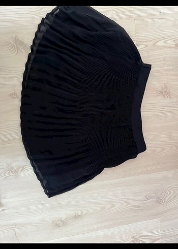 Pilili Siyah Mini Etek - Görsel 3