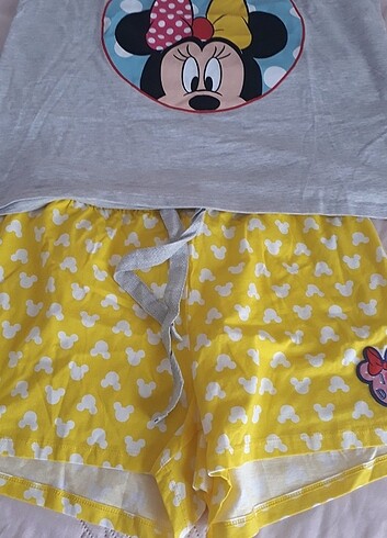 xl Beden çeşitli Renk Penti Disney Şortlu Pijama