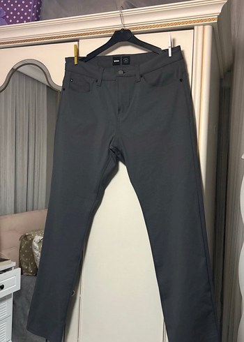 Gri Regular Fit Erkek Pantolon
