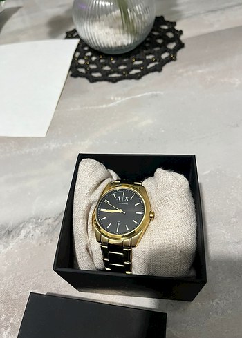 Armani Exchange Altın Renk Modern Klasik Erkek Kol Saati