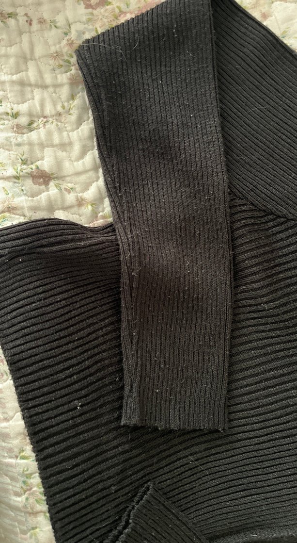 Fermuarlı Siyah Kadın Triko Kazak - Görsel 3