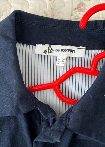 Erkek Lacivert Denim Gömlek - Görsel 3