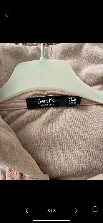 m Beden Bershka kadife hırka