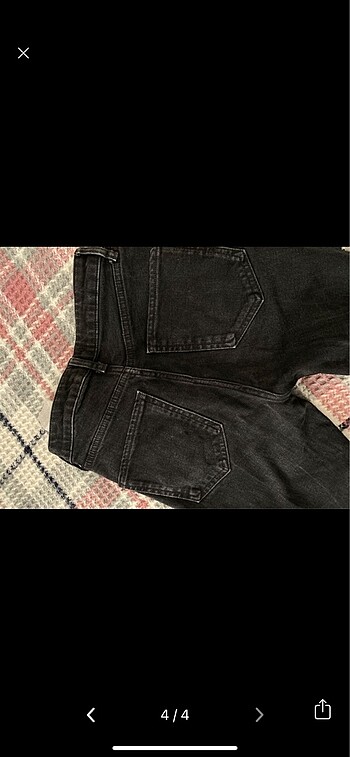 34 Beden siyah Renk Zara mom fit