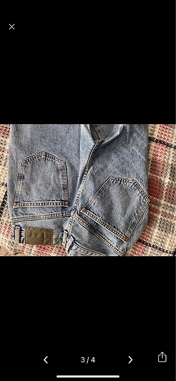 34 Beden mavi Renk Pull&bear jean