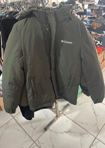 Columbia Haki Kapusonlu Sisme Mont